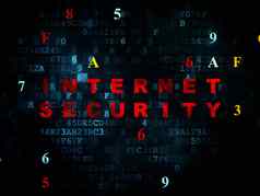 保护概念互联网安全数字背景
