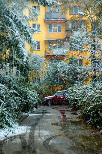 雪城市