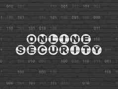 隐私概念在线安全墙背景