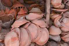 视图陶器工厂尼泊尔