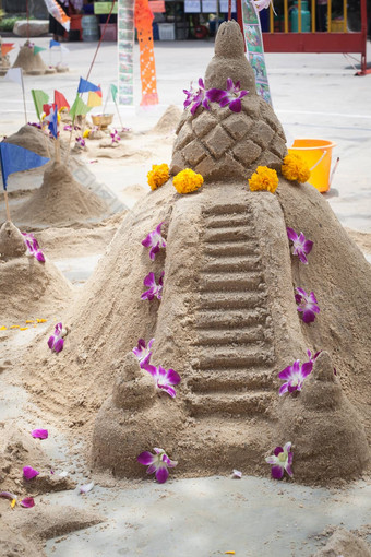 沙子宝塔仪式文化活动包括沙子雕塑