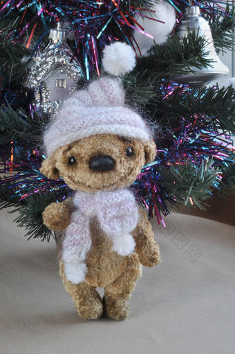 泰迪熊圣诞节树