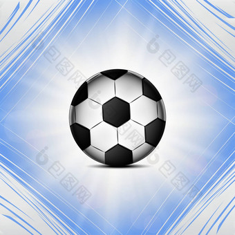 足球球网络图标平几何摘要背景