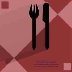 餐具刀叉平现代网络设计平几何摘要背景