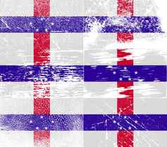 集旗帜荷兰安的列斯群岛纹理