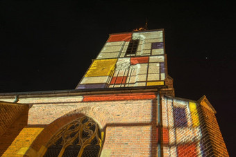 教堂荷兰特殊的照明