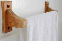 木毛巾悬挂器