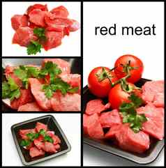红色的肉