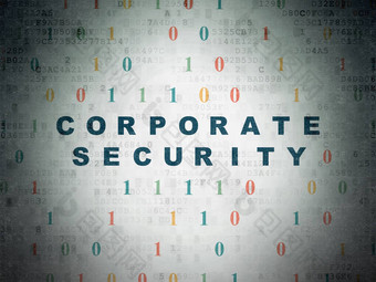 安全概念企业安全数字纸背景