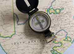 指南针地图南非洲