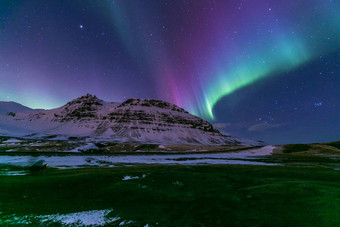 北部光极光冰岛