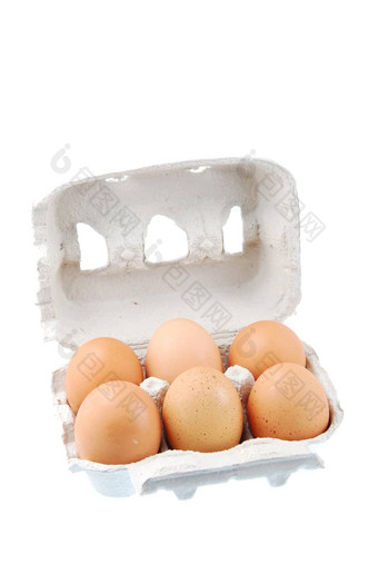 棕色（的）鸡蛋包装纸箱盒子