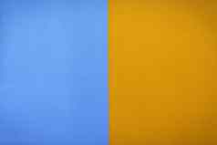 蓝色的橙色颜色墙