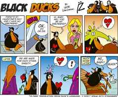 黑色的鸭子漫画集