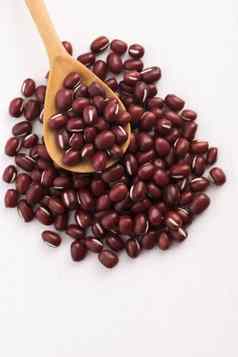 红色的哈里科特豆子富含蛋白质