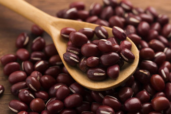 红色的哈里科特豆子富含蛋白质