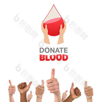 复合图像血捐赠