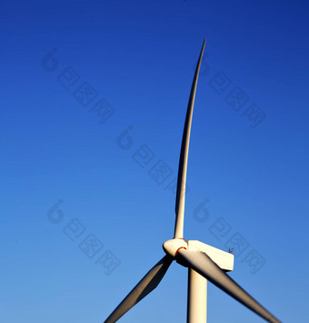 西班牙非洲风涡轮机天空