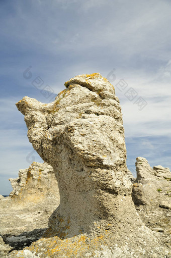 石灰石形成哥得兰岛