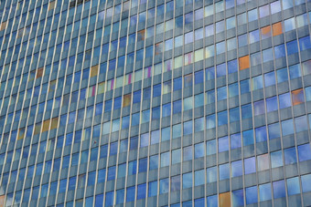 玻璃外观现代办公室建筑