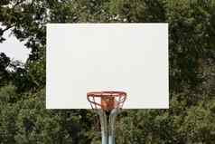 篮球希望白色篮板