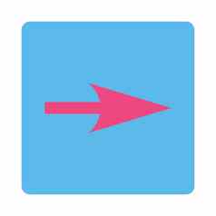 箭头轴平粉红色的蓝色的颜色圆形的按钮