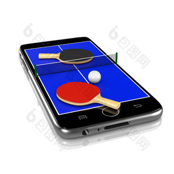 乒乓球表格网球智能手机体育应用程序