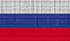 旗帜俄罗斯摘要纹理栅格化
