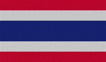 旗帜泰国摘要纹理栅格化