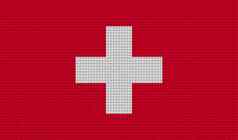 旗帜瑞士摘要纹理栅格化