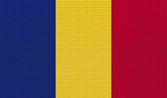 旗帜罗马尼亚摘要纹理栅格化