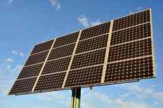 可再生太阳能权力能源面板