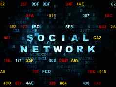 社会网络概念社会网络数字背景