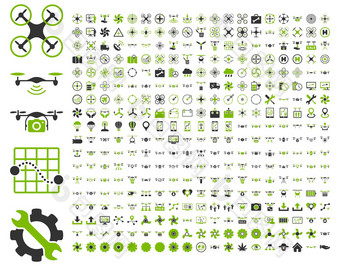 空气drones四轴飞行器工具图标