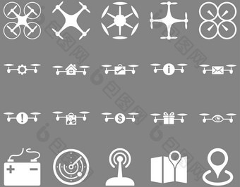 空气无人机四轴飞行器工具图标