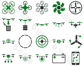 空气<strong>无人机</strong>四轴飞行器工具图标