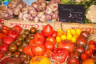蔬菜市场普罗旺斯法国