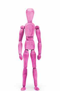 木数字人体模型bodypaint粉红色的