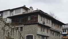 住宅区真实的保加利亚房子小镇伟大tarnovo