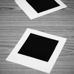 照片框架黑色的白色颜色语气风格