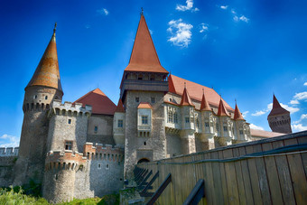 科文斯蒂城堡匈奴城堡gothic-renaissance城堡胡内多阿拉特兰西瓦尼亚罗马尼亚