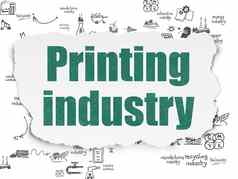 行业概念印刷行业撕裂纸背景