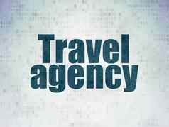 旅行概念旅行机构数字纸背景