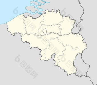 比利时地图