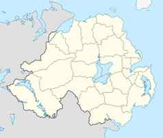北部爱尔兰地图