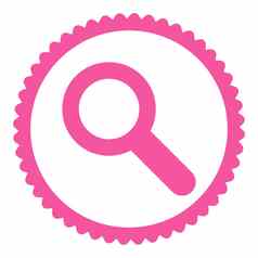 搜索平粉红色的颜色轮邮票图标
