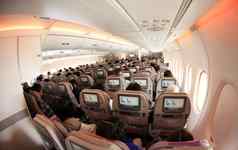 阿联酋航空公司航空公司飞机飞机室内视图