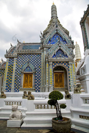 泰国亚洲曼谷雨寺庙摘要波特