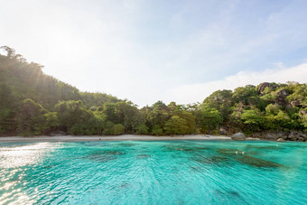 度蜜月湾海滩Similan岛泰国