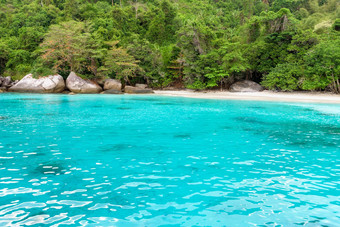 度蜜月湾海滩Similan岛泰国